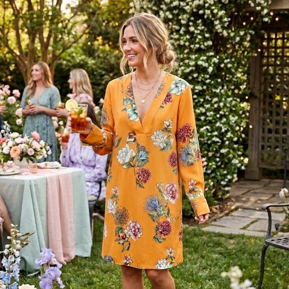 Umgee Wedding Guest Graduation Bohemian Summer Dress Floral Small Indie Cottage